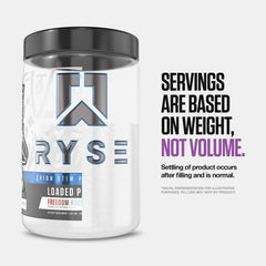 Packaging close-up of RYSE Loaded Pre Workout Kool-Aid Grape