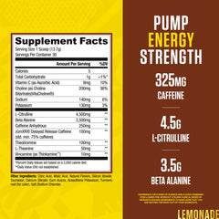 RYSE Loaded scoop beside the tub demonstrates quick mix for steady energy.