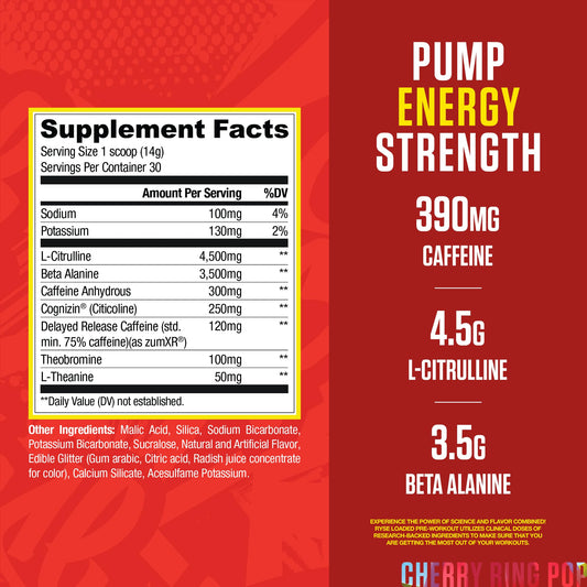 Close-up of the scoop shows precise citrulline content for stronger pumps.