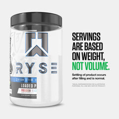 Athlete using RYSE Loaded Pre Workout before training