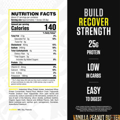 RYSE Loaded Protein Vanilla Peanut Butter shake demonstrates quick mix for on-the-go nutrition