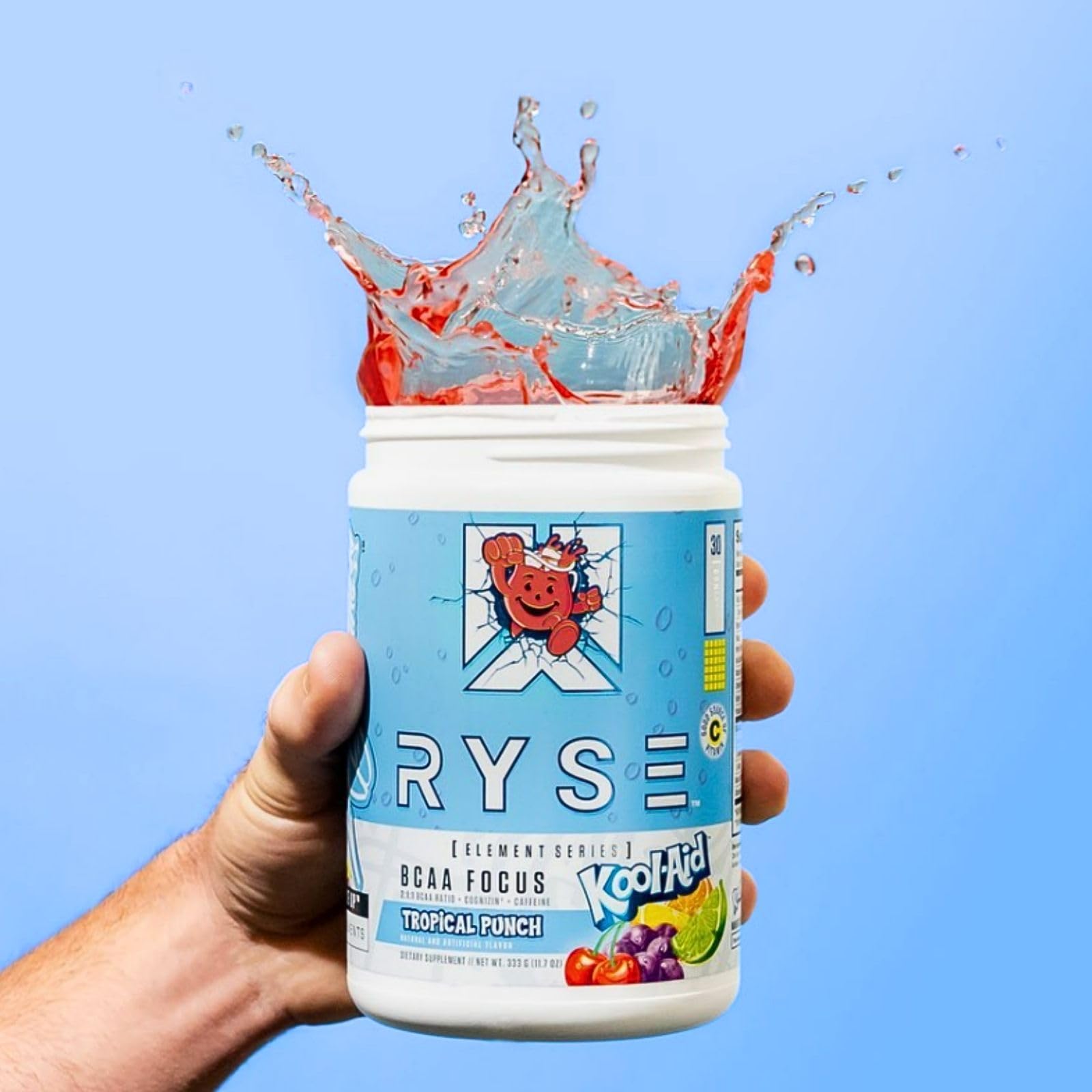 RYSE Up BCAA Focus Powder after workout supports focus and endurance