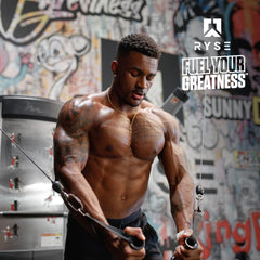 RYSE Up BCAA Focus Powder with electrolytes aids hydration during training