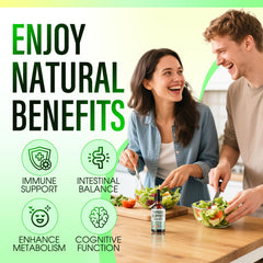 Ryurop Thyroid Support Drops bottle on a kitchen counter for everyday use