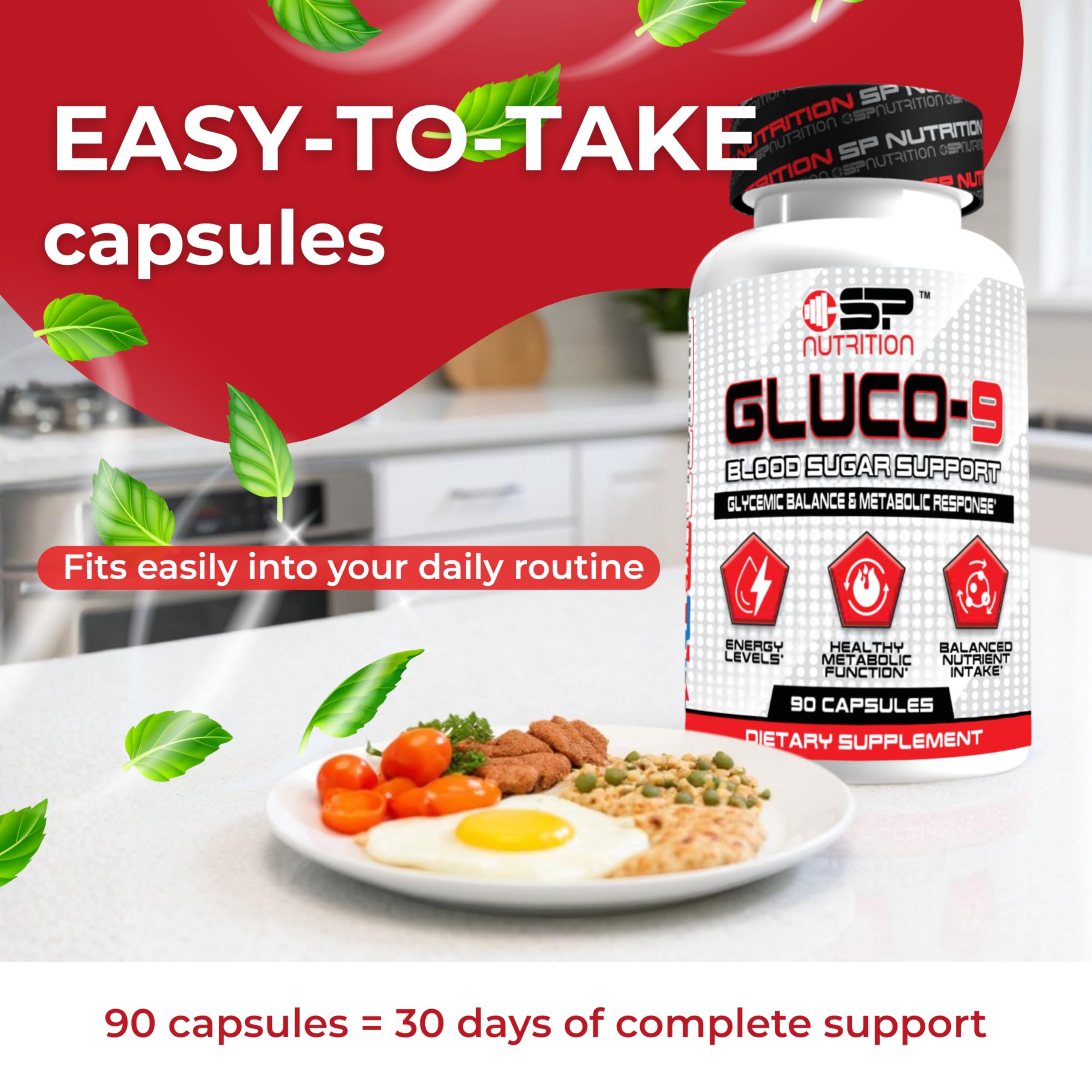 S Nutrition Gluco 9 appears in everyday wellness moments