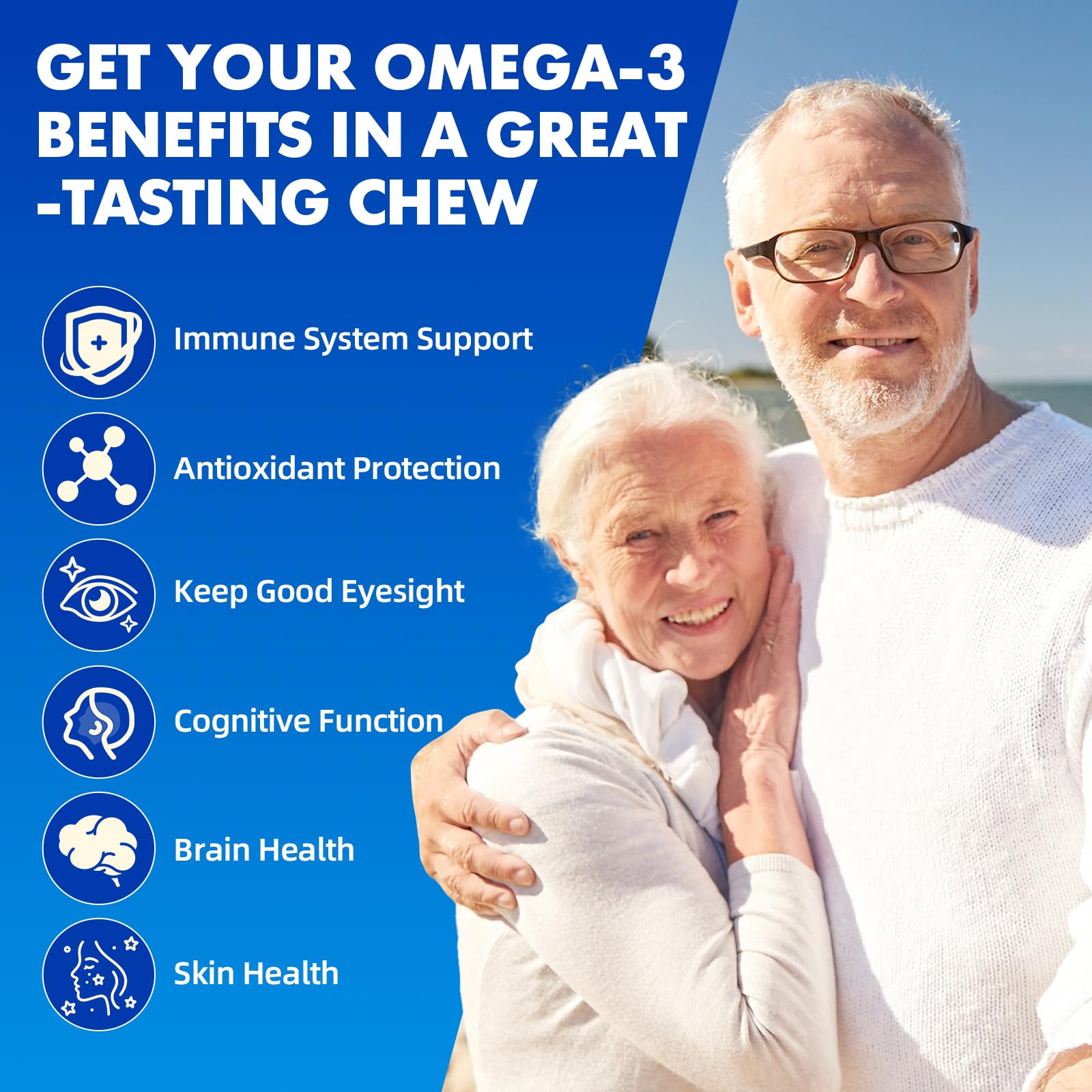 Saajoor vegan Omega-3 gummies nutrition panel shows EPA and DHA amounts