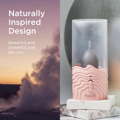 Saalt steamer with removable power cord for versatile placement
