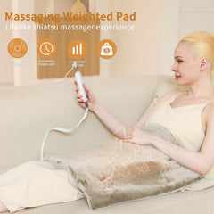 SAROO heating pad offers 6 massage modes to ease tension.