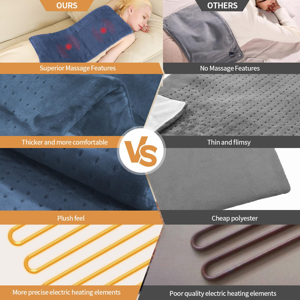 SAROO heating pad auto-off feature enhances safety during sessions
