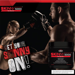 Saba Skinny 5000 bottle pour demonstrates easy daily dosing.