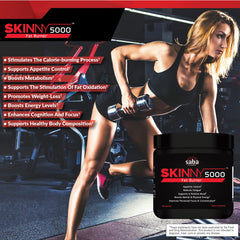 Saba Skinny 5000 on a workout-ready setting.