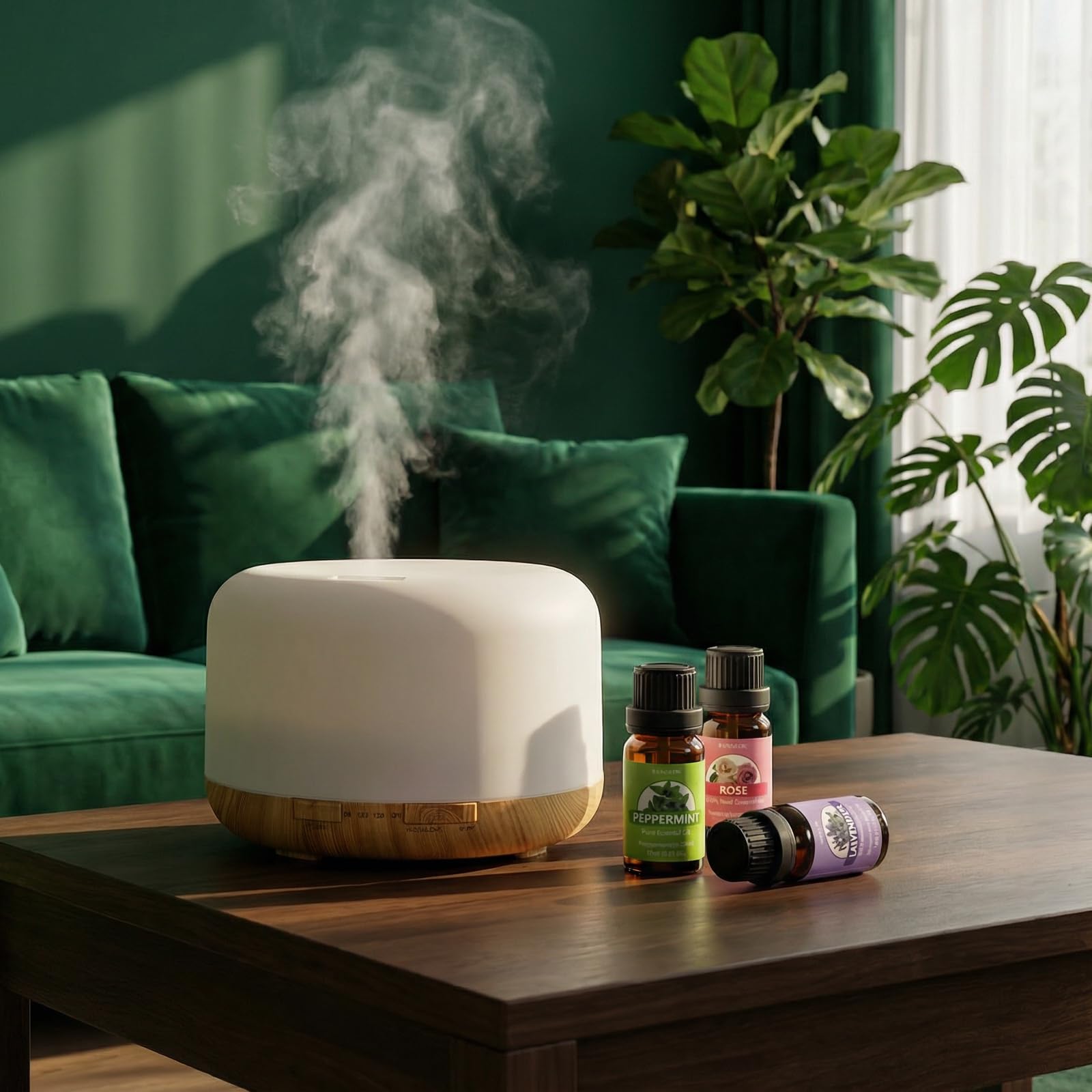 SACATR amber-bottle storage protects oils from light and oxidation