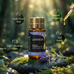 SACATR lavender oil bottle for calming diffusers and DIY blends