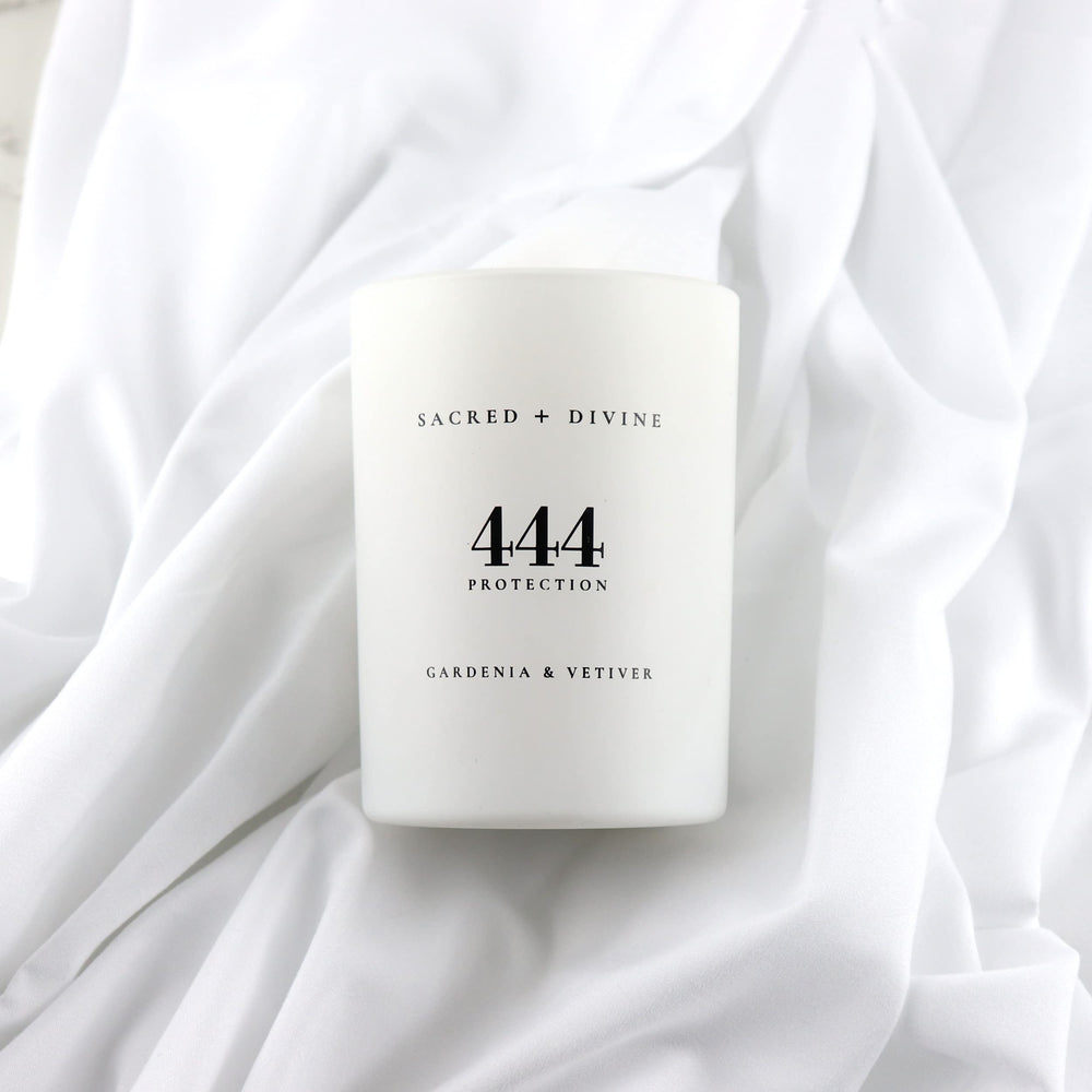 Aromas of gardenia and vetiver diffuse through the room from Sacred Divine 444.