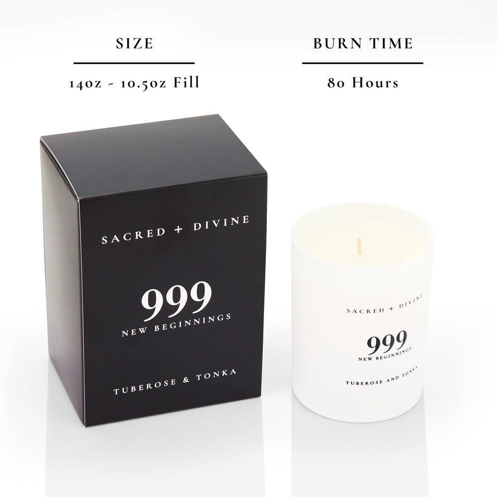 Sacred + Divine 999 black gift box packaging ideal gifting energy