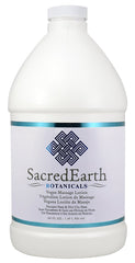 Sacred Earth Botanicals lotion half-gallon bottle; unscented, smooth glide for massage sessions