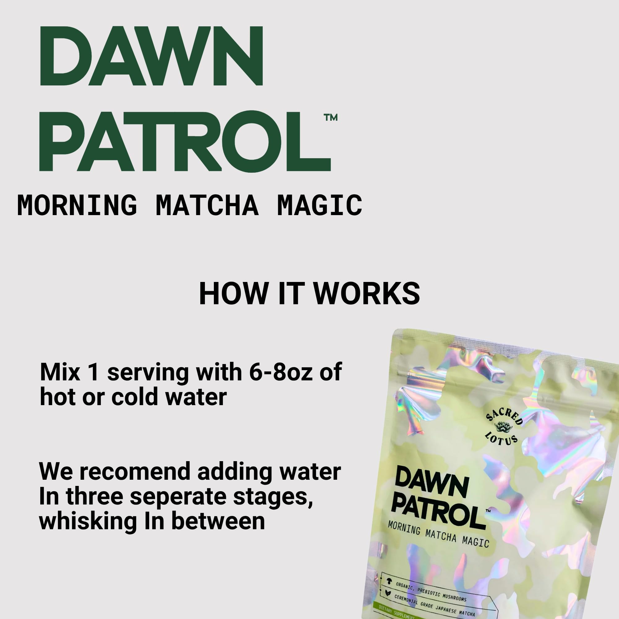Sacred Lotus Dawn Patrol cup during brewing showing vibrant color and energy.