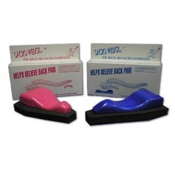 Sacro Wedgy Male sacral positioning supports calm alignment during stretches