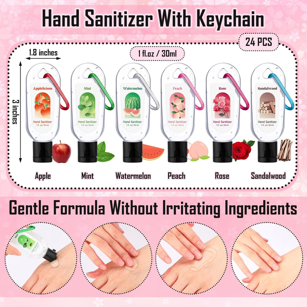 Sacubee mint fragrance 1 oz hand sanitizer gel for refreshing cleansing