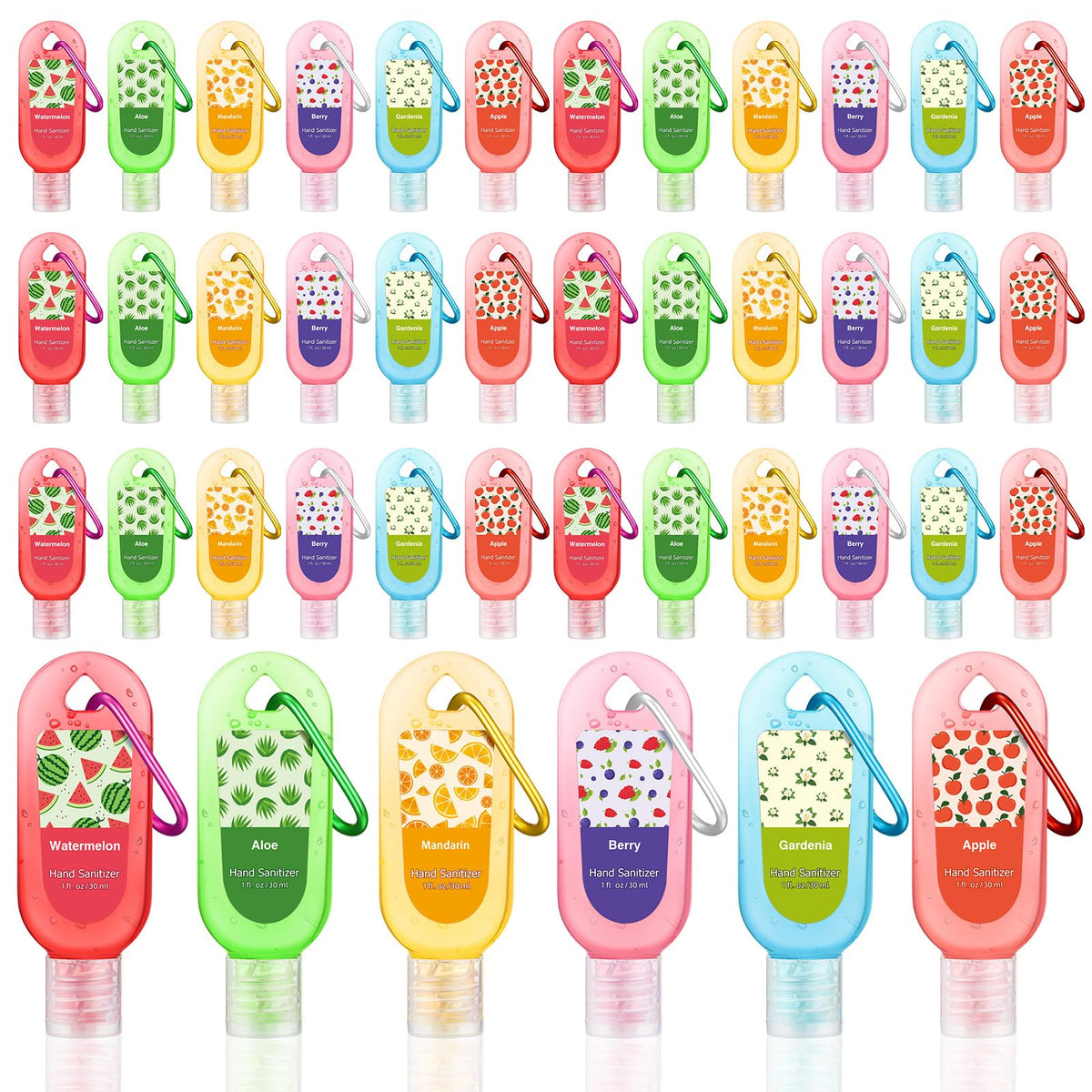 Sacubee lemon scented hand sanitizer keychain for on the go freshness