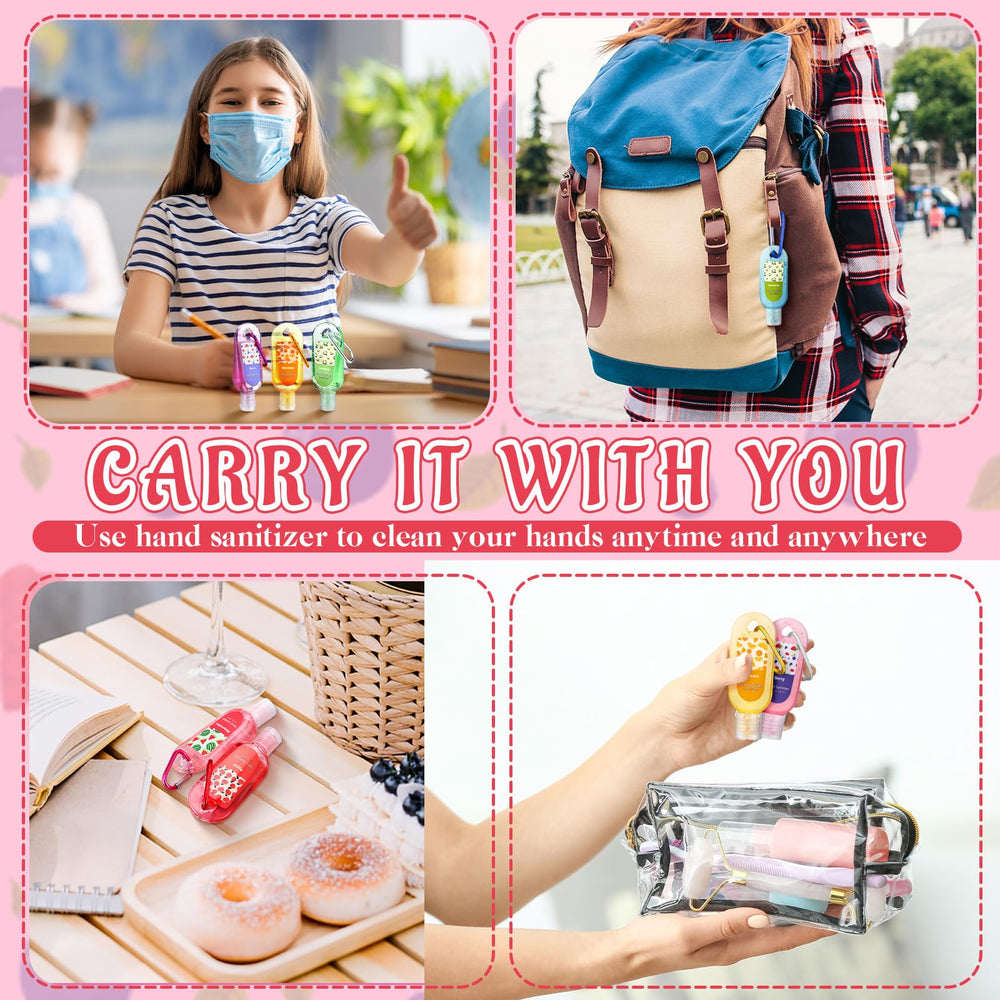 Sacubee vanilla scented hand sanitizer keychain for comforting fragrance