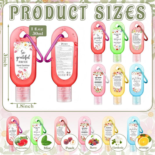 Sacubee sanitizer keychain mint—refreshing scent for quick cleaning.