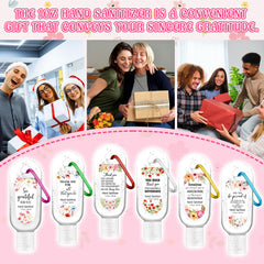 Sacubee berry hand sanitizer bottle on keychain for easy everyday hygiene.