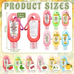 Sacubee Bible verse hand sanitizer keychain in green mint scent for quick refreshment.