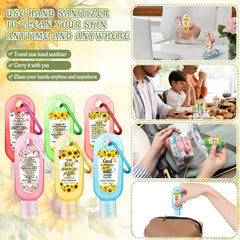 Sacubee yellow cinnamon scent keychain for quick, comforting sanitizing.