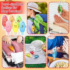 Sacubee gift-packaging display-hand sanitizer keychains suitable as gifts.