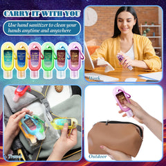 Sacubee rose-scent sanitizer keychain combines style and practicality.