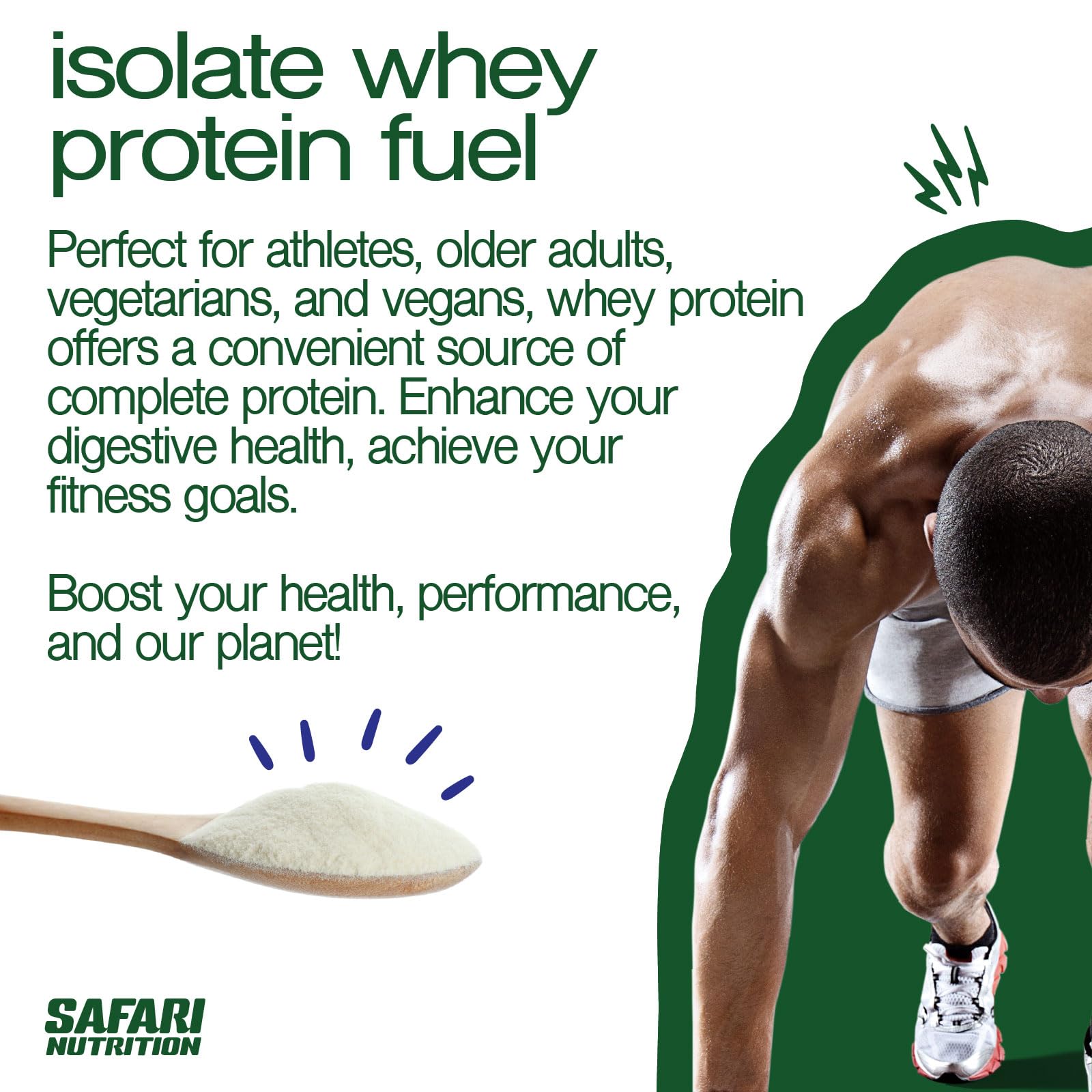 Close-up of the vanilla powder emphasizes premium quality and blend clarity.