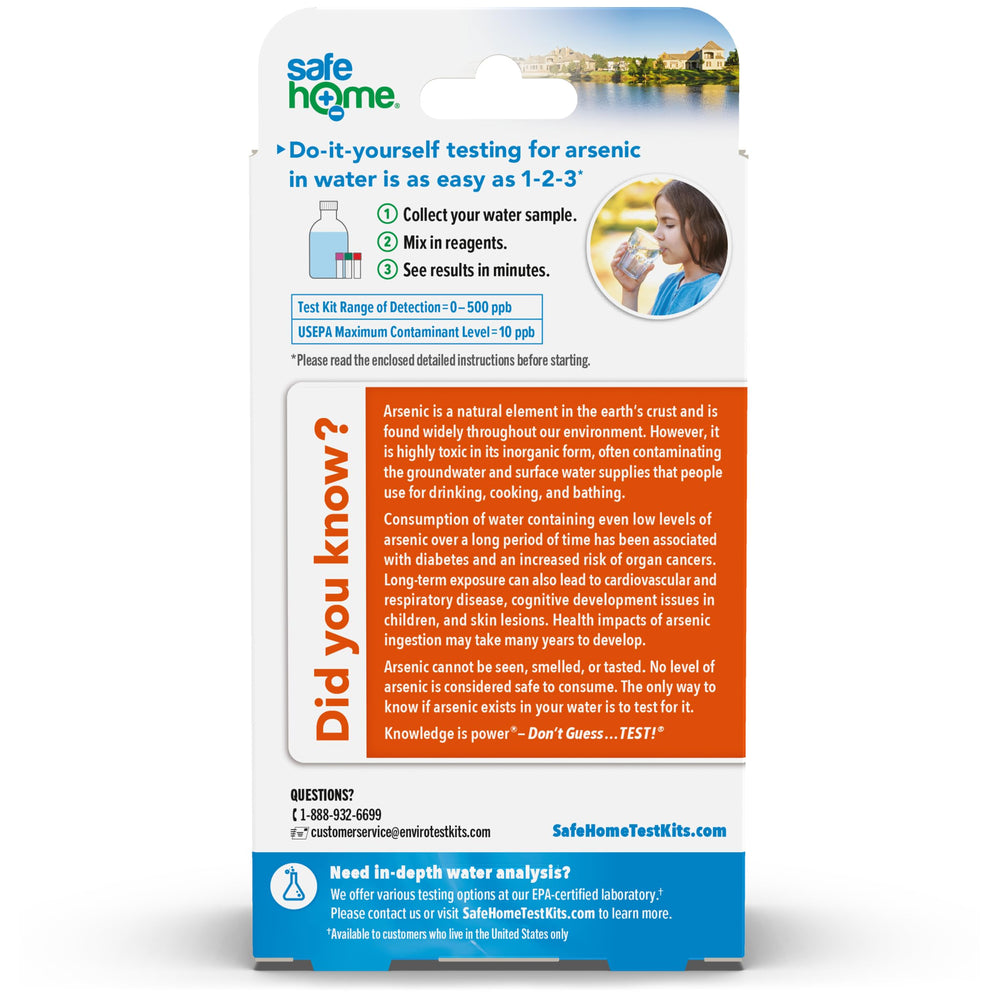 Safe Home DIY Arsenic Test Kit setup guide for a quick, mess-free at-home test
