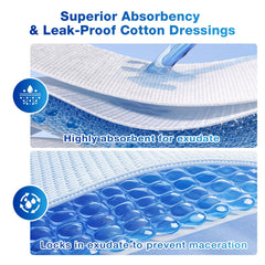 SafeFight latex-free adhesive minimizes irritation for sensitive skin.