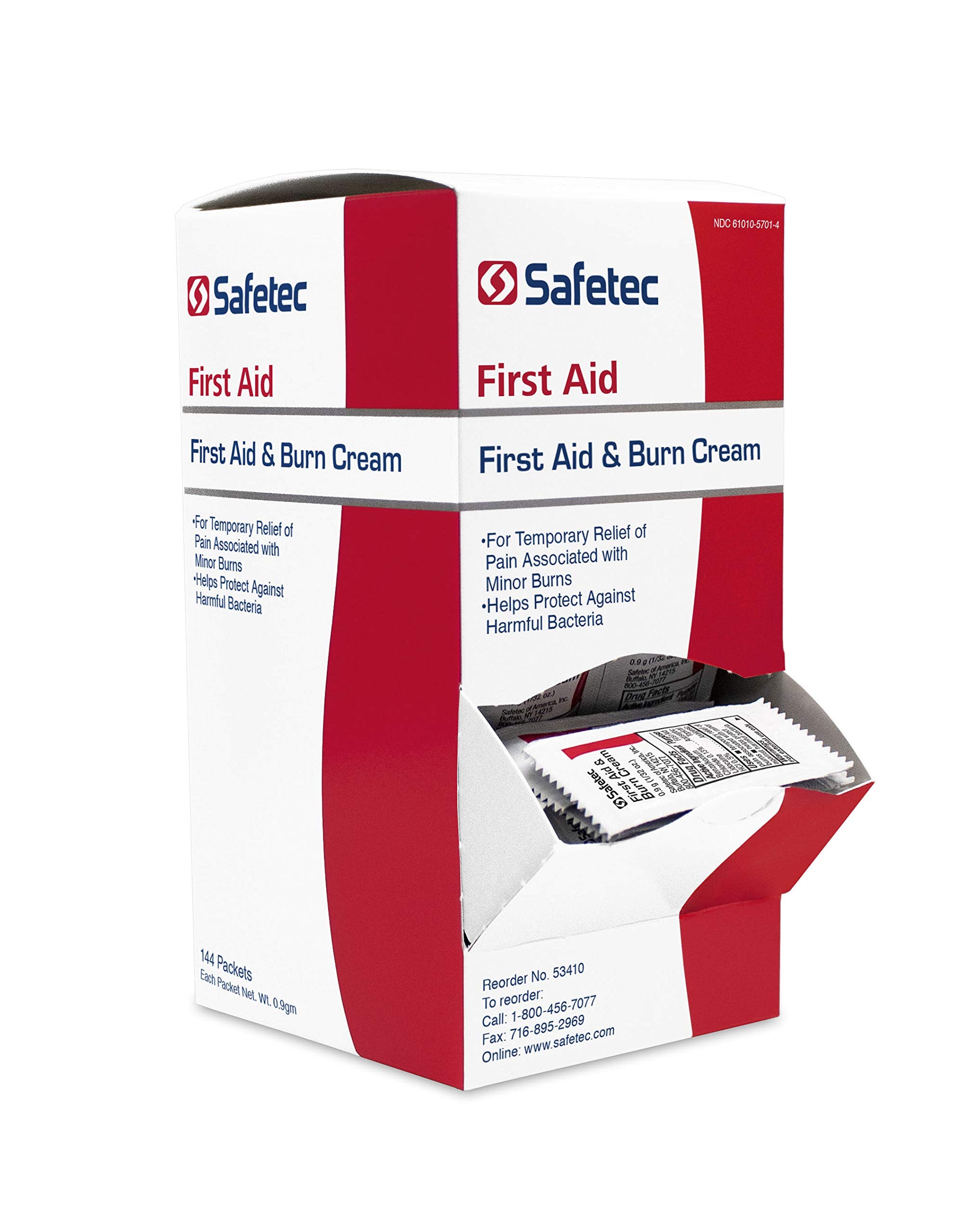 Safetec package dimensions 5.6 by 4.4 by 2.9 inches.