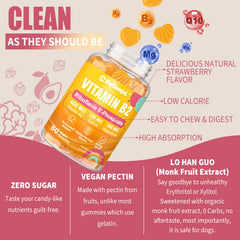 Safgumjel Vitamin B2 Gummies made in the USA under GMP standards for purity