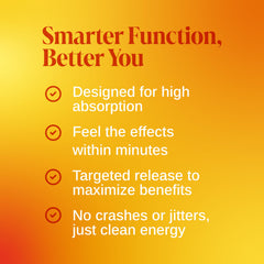 SAGA Surge shot in hand captures convenient, quick-use energy.
