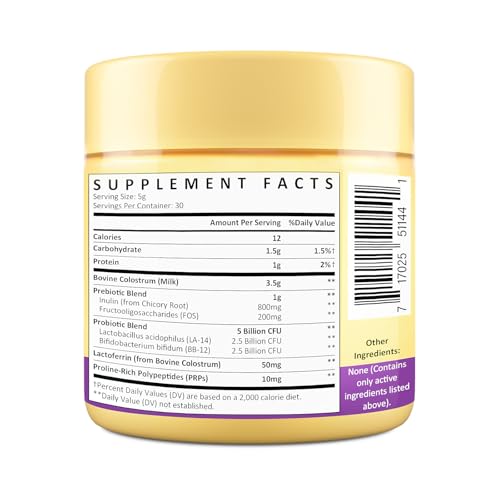 Saglikli colostrum powder with spoon for convenient daily dosage