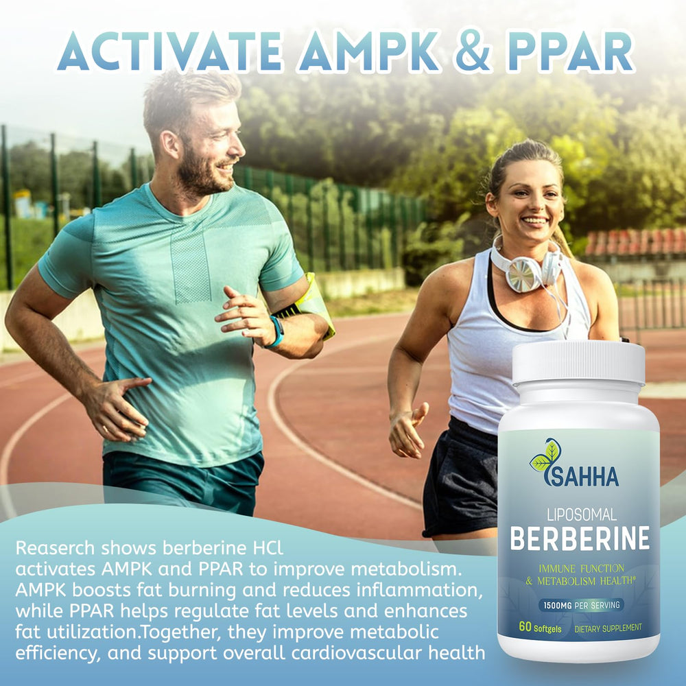 Sahha Berberine capsules show liposome technology for targeted delivery