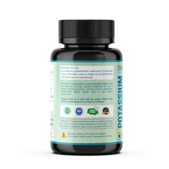 SAIKOU HERBS Potassium Citrate 800 mg bottle held to convey routine supplementation