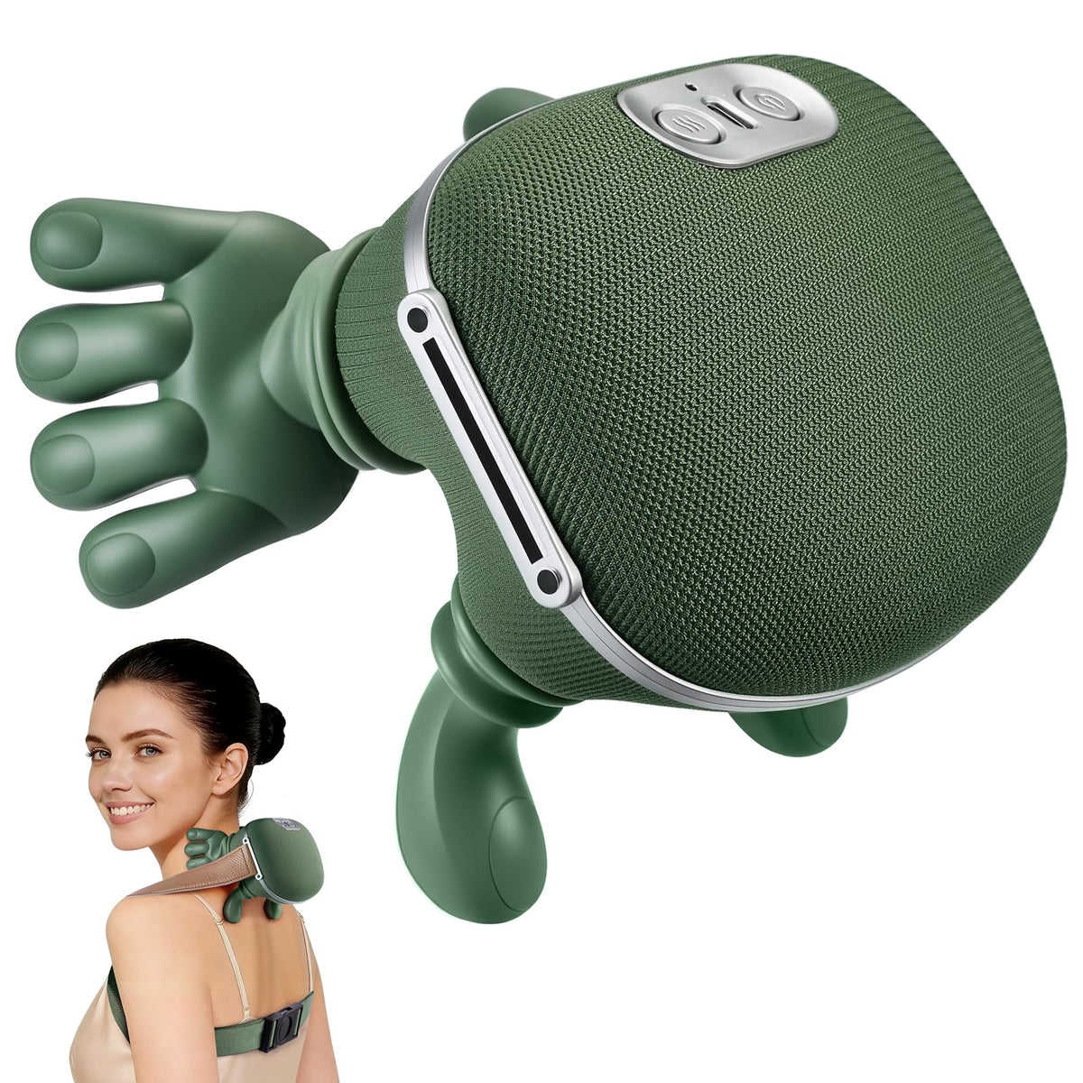 SAILIFE heated neck massager front view for targeted neck relief