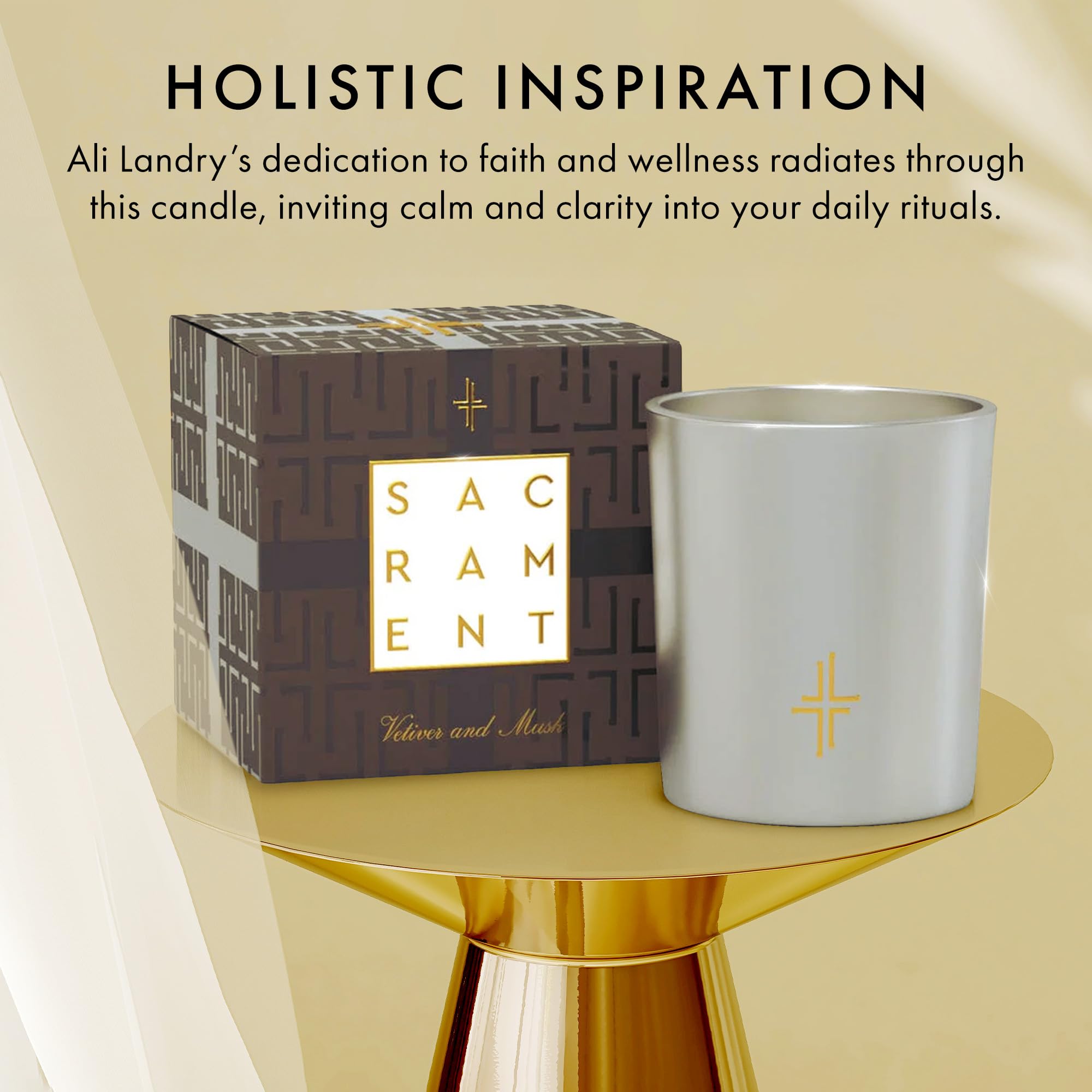 Gift-ready packaging of SAINT X candle for thoughtful gifting