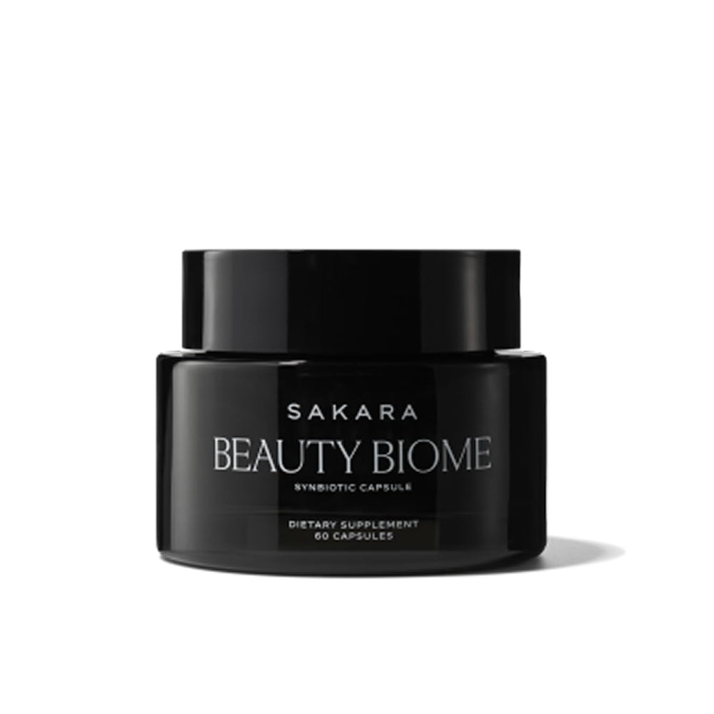 SAKARA Beauty Biome capsules for daily gut-skin support and radiant complexion.