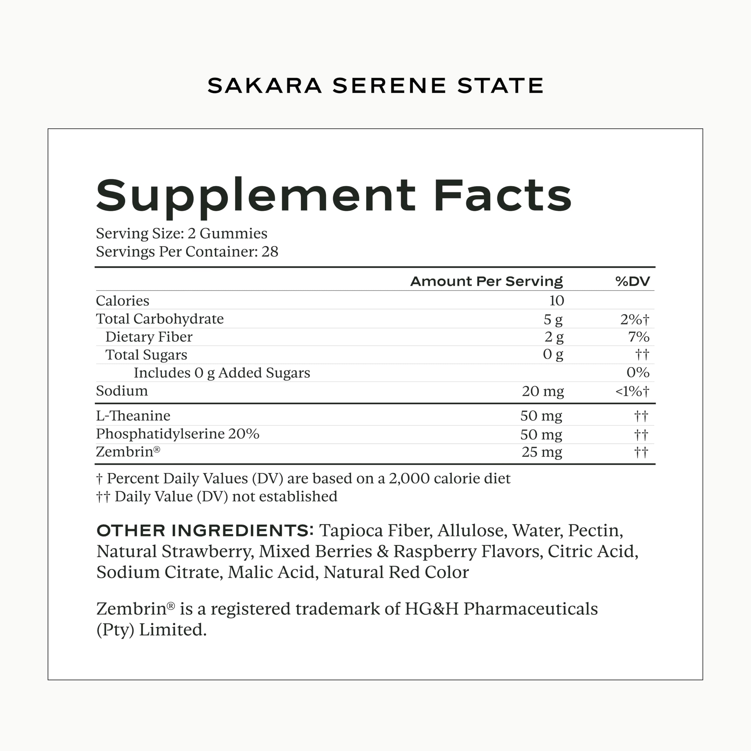 SAKARA Serene State serenity scene suggests possible daily stress relief and improved focus.