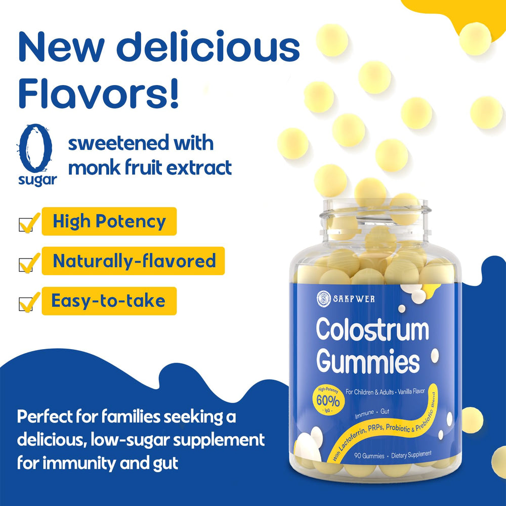 Sakpwer packaging on shelf indicating family friendly sugar free option
