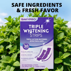 SAKYPRORAL 30-minute whitening session fits easily into daily routine.