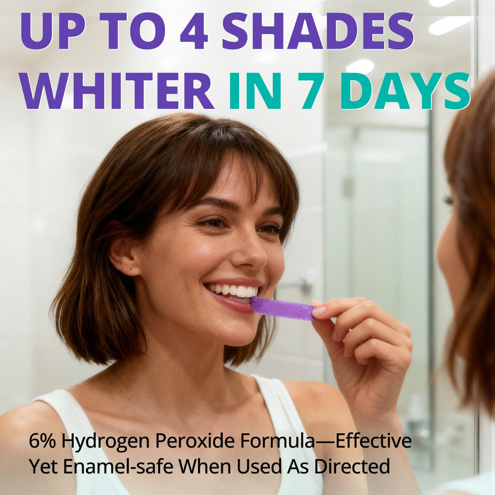 SAKYPRORAL non-slip dry strip technology keeps strips in place during treatment.