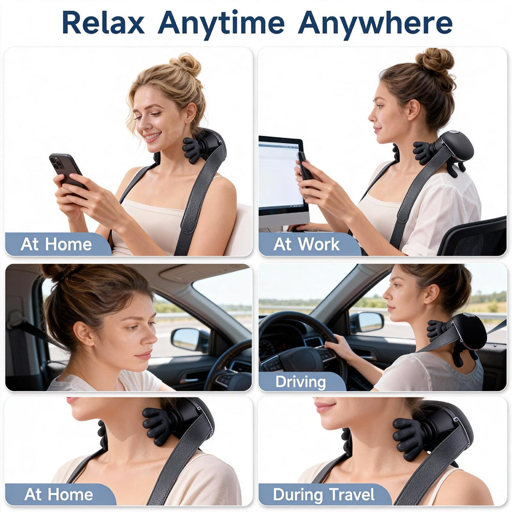 SALAN portable massager for home, office, or travel.