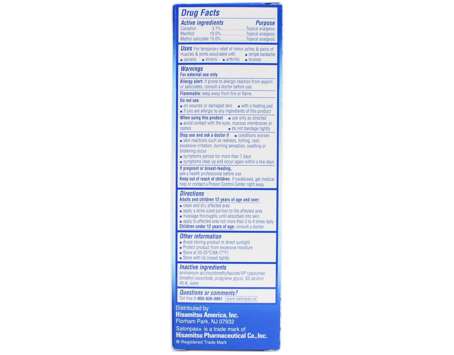 Salonpas Deep Pain Relieving Gel used on back area during daily activities.