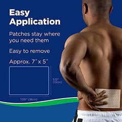 Salonpas patch front view highlights large size for broad areas